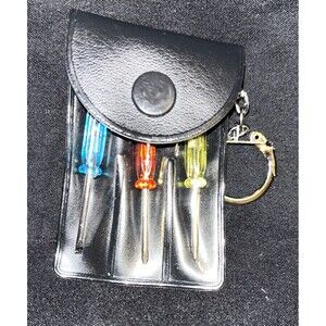 Mini Screwdriver Key Ring Set Of 3 Repairing Projects, Gift Keychain 2 Lots Of 5